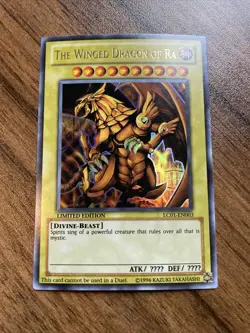 Yugioh - The Winged Dragon Of Ra [LC01-EN003] Ultra Rare Limited Edition NM - Image 1