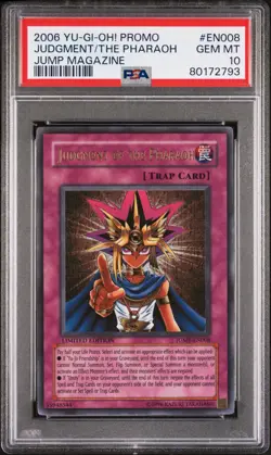 G2U YuGiOh Judgment of the Pharaoh Ultra Rare JUMPEN008 Promo PSA 10 GEM MINT - Image 1