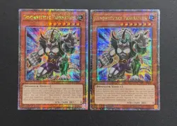 2024 YUGIOH MP24 QCR SECRET RARE DINOWRESTLER PANKRATOPS X2 NM - Image 1