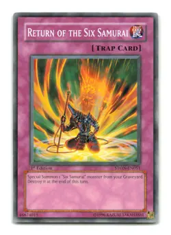 Return of the Six Samurai - STON-EN051 1st Edition - YuGiOh-LP - Image 1