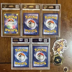 Pokemon Tcg Graded Card Lot Of 5 PSA/AGS Slabs all good condition And Vintage - Image 2