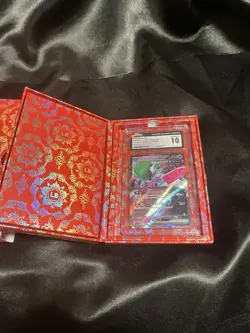 CGC 10 PRISTINE Iron Valiant Ex 074/187 HOLO Terastal Festival Pokemon Card - Image 2