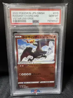 Charizard PSA10 Pokemon Card Mint Perfect Condition - Image 1