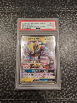 Zeraora PSA 10 Pokemon Card SM7A 033 060 Rare Collectible - Image 1