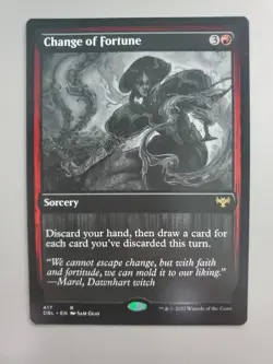 MTG Change of Fortune Innistrad: Double Feature 417 Regular Rare - Image 1