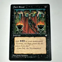 MTG Magic the Gathering - Dark Ritual - #120 Ice Age (1995) LP - Image 1
