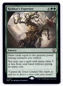 Rishkar's Expertise NM Commander: Modern Horizons 3 0411 MTG Regular - Image 1