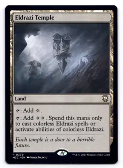 Eldrazi Temple NM Commander: Modern Horizons 3 0339 MTG Regular - Image 1