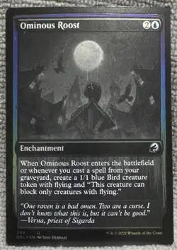 Ominous Roost Innistrad: Double Feature Foil 65 MTG - Image 1