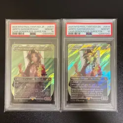 2025 MTG Final Fantasy Aerith Gainsborough PSA10 JP & EN Set Consecutive Serial - Image 1
