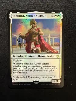 Taranika, Akroan Veteran 39 - R - Prerelease Cards - Foil - MTG - LP - Image 1