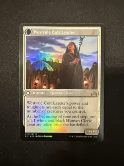 Hanweir Militia Captain 21 - R - Shadows over Innistrad - Foil - MTG - LP - Image 2