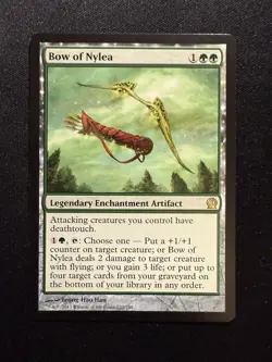 Bow of Nylea 153 - R - Theros - Normal - MTG - LP - Image 1