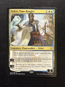 Teferi, Time Raveler 221 - R - War of the Spark - Normal - MTG - LP - Image 1