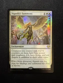 Sigarda's Summons 36 - R - Innistrad: Crimson Vow - Foil - MTG - LP - Image 1