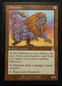 Masticore Urza's Destiny Rare Lightly Played MTG Magic - Image 2