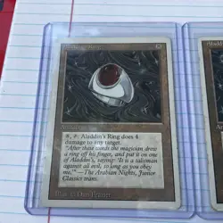 1995 Magic The Gathering MTG Aladdin’s Ring 4th Edition Authentic & Official - Image 2