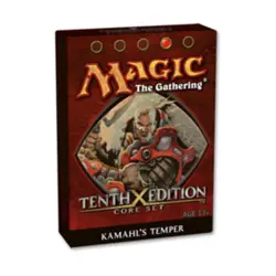 WOTC MTG Theme Decks Core Sets 10th Ed - Kamahl's Temper SW (EX/New) - Image 1