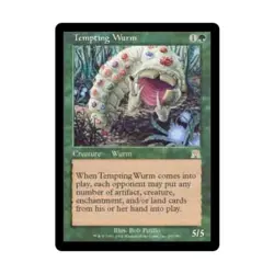 WOTC MtG Onslaught Tempting Wurm (R) NM - Image 1