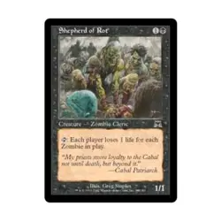 WOTC MtG Onslaught Shepherd of Rot (C) (Foil) EX - Image 1