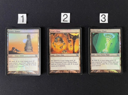 MtG Urza's Mine Urza's Tower Urza's Power Plant 8th Edition Foil LP/MP - Image 1