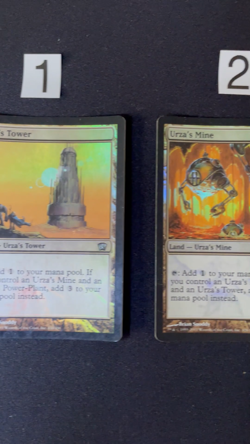 MtG Urza's Mine Urza's Tower Urza's Power Plant 8th Edition Foil LP/MP - Image 2