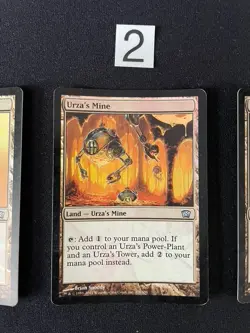 MtG Urza's Mine Urza's Tower Urza's Power Plant 8th Edition Foil LP/MP - Image 4