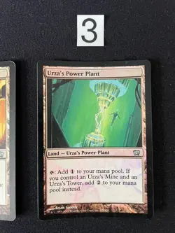 MtG Urza's Mine Urza's Tower Urza's Power Plant 8th Edition Foil LP/MP - Image 5