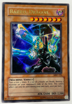 Yugioh MRD-126 Barrel Dragon Ultra Rare Unlimited Vintage Original - Image 1
