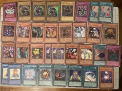 Dark Magician X4 Holographic Deck and Foil Cards, 33! YuGiOh Vintage - Image 1