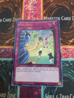 Yugioh Get Out! MP20-EN137 Ultra Rare 1st Edition Near Mint - Image 1