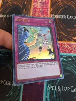 Yugioh Get Out! MP20-EN137 Ultra Rare 1st Edition Near Mint - Image 2