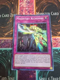 Yugioh Magistery Alchemist LED6-EN016 Super Rare 1st Edition Near Mint - Image 1
