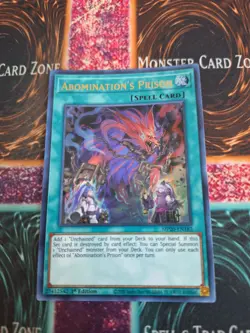 Yugioh Abomination's Prison MP20-EN182 Ultra Rare 1st Edition Near Mint - Image 1