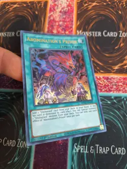 Yugioh Abomination's Prison MP20-EN182 Ultra Rare 1st Edition Near Mint - Image 2