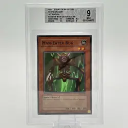 BGS 9 MINT Man-Eater Bug LOB-108 Super Rare 1st Edition Yugioh North American - Image 1
