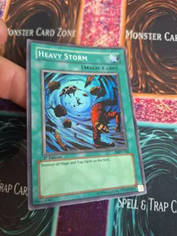 Yugioh Heavy Storm MRD-142 Super Rare 1st Edition Moderately Played - Image 2