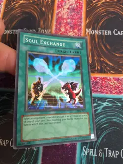 Yugioh Soul Exchange SDY-041 Super Rare Unlimited Moderately Played - Image 2