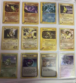 Pokemon TCG Big Pokemon Binder Collection Includes E Cards and More - Image 2