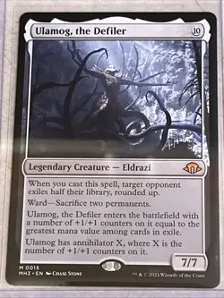 Magic the Gathering Ulamog, the Defiler Modern Horizons 3 Regular Card - Image 1