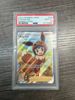 Poke Kid (Full Art) 070/072 Shining Fates PSA 10 Gem Mint Pokemon Card - Image 1