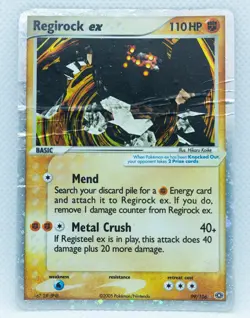 REGIROCK EX 99/106 Ultra Holo Rare Ex Emerald Set - Pokemon Card 2005 - Image 1