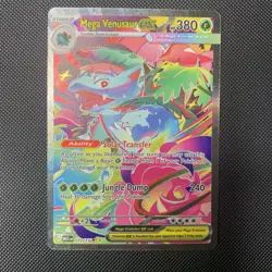 Mega Venusaur EX SIR 177/132 Mega Evolution English pokemon TCG Near Mint Card - Image 1