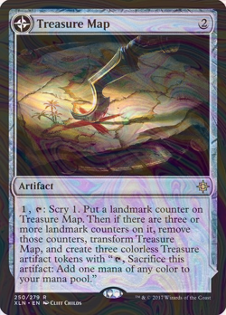 Foil Treasure Map // Treasure Cove - Ixalan | MTG Card - Image 1