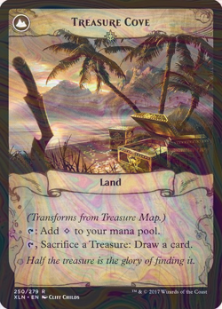 Foil Treasure Map // Treasure Cove - Ixalan | MTG Card - Image 2