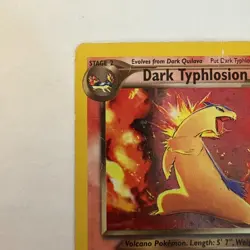 Dark Typhlosion 10/105 Pokemon Card TCG Neo Destiny Holo (MP) - Image 3