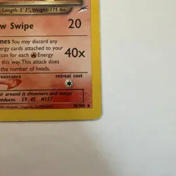 Dark Typhlosion 10/105 Pokemon Card TCG Neo Destiny Holo (MP) - Image 5
