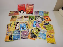 76 vintage pokemon cards 2 Deck Box Junk Drawer Lot READ - Image 1