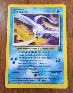 Pokemon TCG Articuno WOTC Black Star promo card 22/53 2000 NM - Image 1