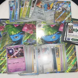 Pokemon Stellar Crown Lot 45+ Holo Common Reverse Foils Jumbo Cards TCG NM - Image 1